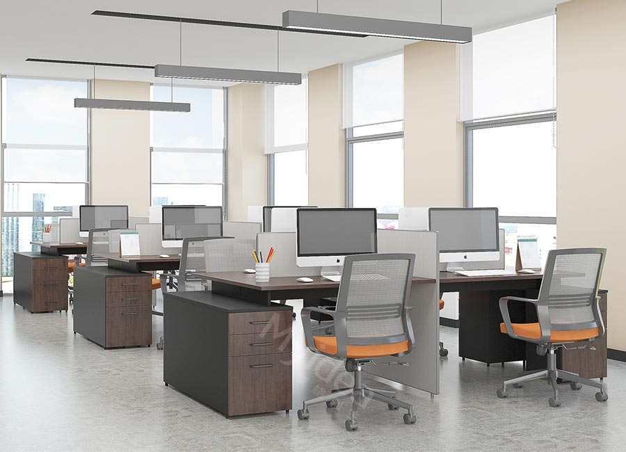 OS系列-工業風卡位|職員辦公桌