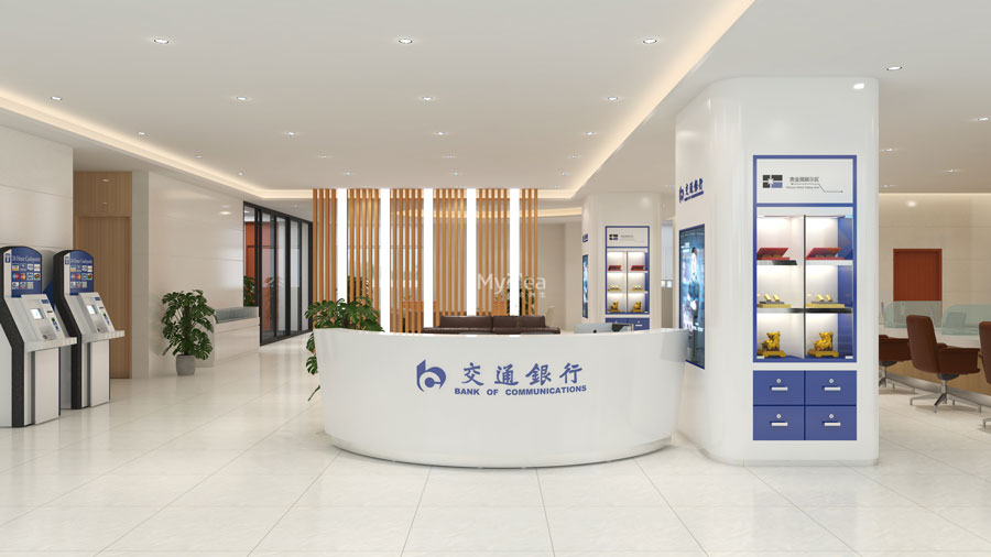 銀行家具-接待引導臺