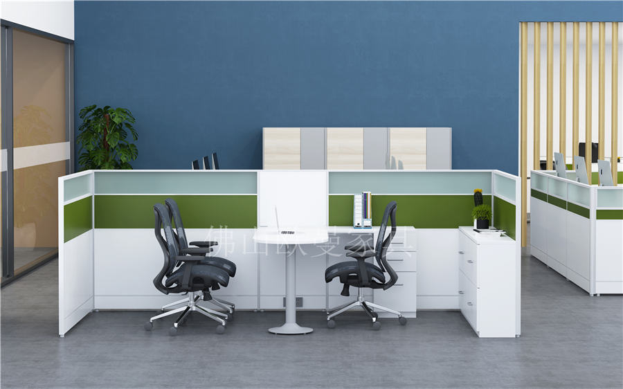 職員桌-膠板屏風辦公室卡位