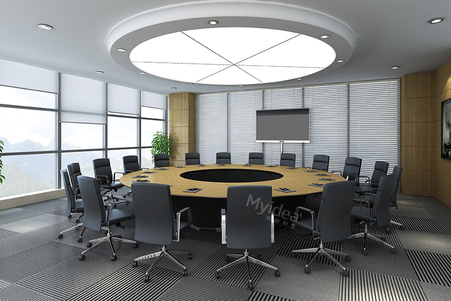 升降弧形會(huì)議桌